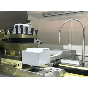 SMTCL Large CNC Lathe CAK63200 Spindle Bore 104mm Heavy Duty Metal Horizontal