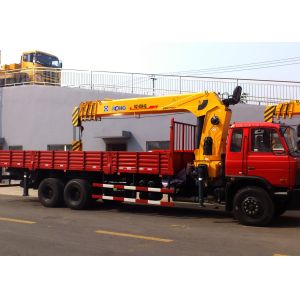 Durable Fast Response Boom Truck Loader Crane , Telescopic Boom Crane