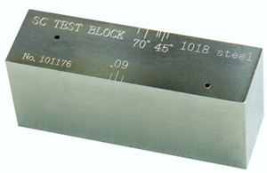 SC Ultrasonic Calibration Blocks , thickness calibration test blocks, SC test