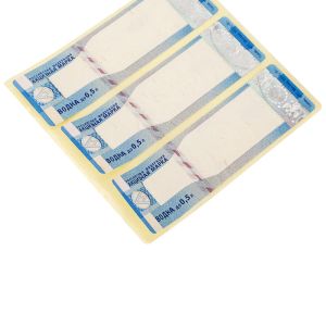 Custom Paper Stickers Permanent Adhesive Digital Printing Serial Number
