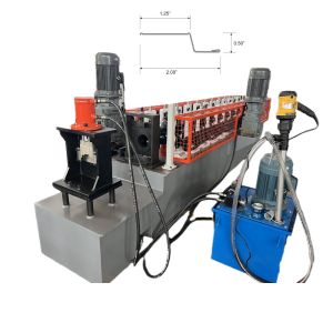 Cheap 0.4-1.2mm Thin Material Galvanized Steel Resilient Channel Roll Forming Machine for sale