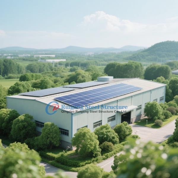 Factory Direct Prefabricated Steel Frame Industrial Workshop With Crane And