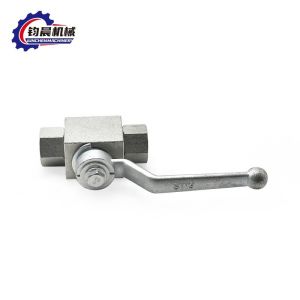 Customized Zweiwege-Kugel Hahn KHB-G1/4 Serie Hydraulischer Hochdruck Port Size