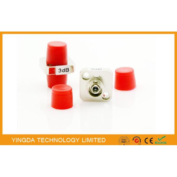 Quality Fixed Type Fiber Optic Attenuator Square 3dB 4dB 5dB , CATV FC Attenuator wholesale