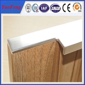 Cheap hot selling aluminum cabinet edge handle profile in china for sale