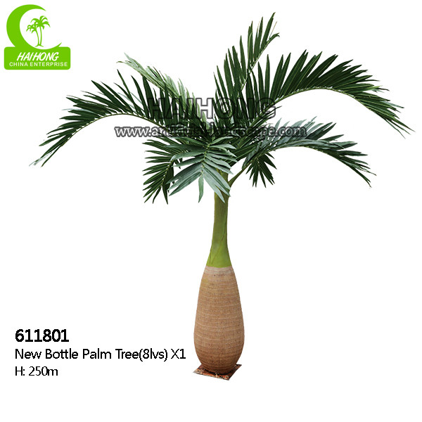 Quality High Simulation H250cm Artificial Bottle Palm Tree Good Looking wholesale