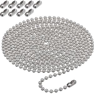 Extension Roller Shade Bead Chain Extender with 10 Pieces Matching Connector for