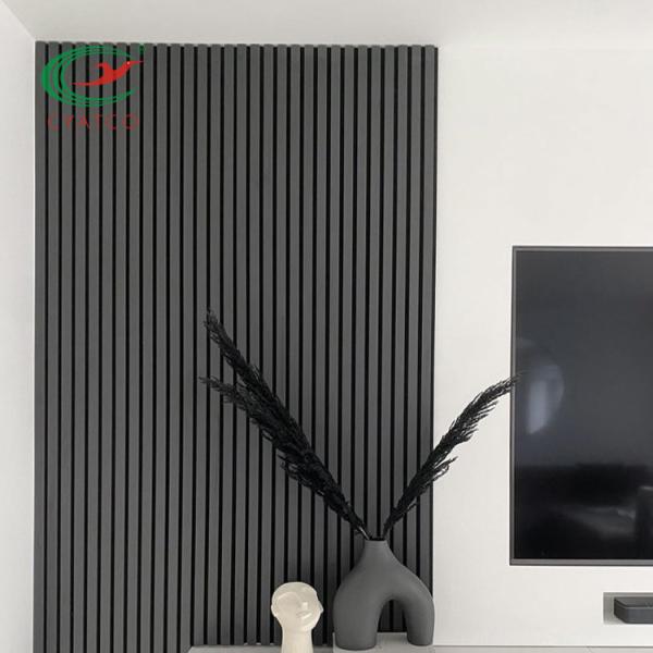 3D Wood Slat Wall Multifunctional Unique Fluted Wall Panel Wood Grain Grille Indoor Panel