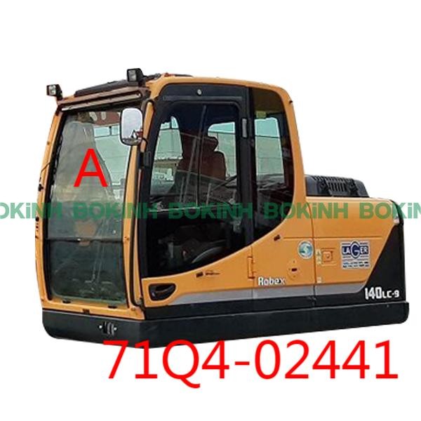 Quality 71Q4-02441 HYUNDAI Excavator Cab Glass Front Upper Position A Windshield wholesale