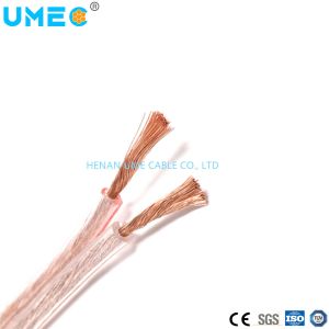 China Flexible Conductor 2 Cores White PVC Insulation Building Electrical Wire Speaker Wire on sale