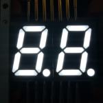 Common Anode Seven Segment SMD LED Display 80mW 2 Digits