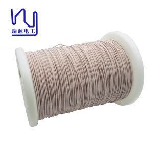 China USTC / UDTC-F / H Enameled Magnet Wire 0.08mm 40 AWG 270 Strands Nylon Serving Litz on sale