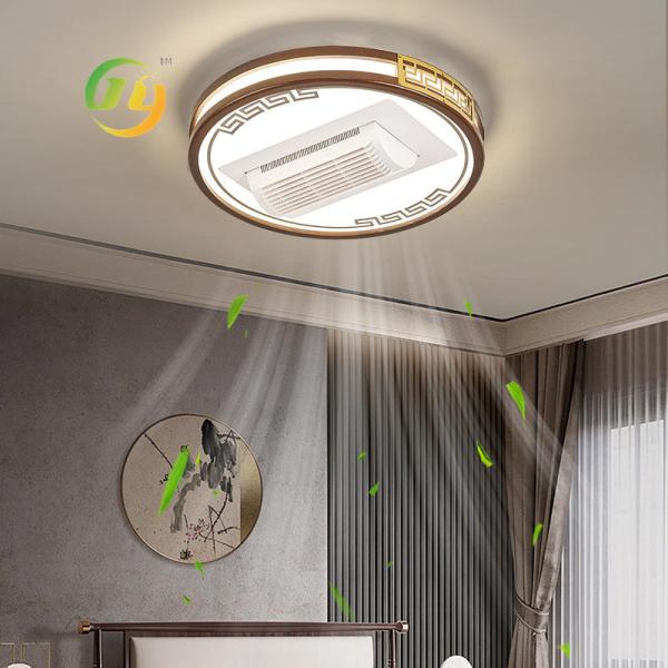 SENKAI New Chinese Style Fan Lamp Living Room Ginkgo Decoration Lamp New Creative Smart Invisible Living Room Bedroom