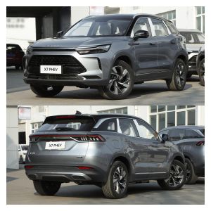 180km/h Maximum Speed 1.5T Engine Beijing X7 PHEV Hybrid Car 0km 4 Four Wheel