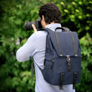 Heavy Duty Water Resistant Large Laptop And DSLR Camera Custom Travel Backpack