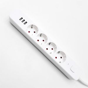4 outlet Germany Type Extension Socket With On/Off Switch 3USB