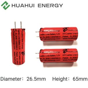 Rechargeable Li Ion Battery Cell Lifepo4 26650 3.2 V 3000mah