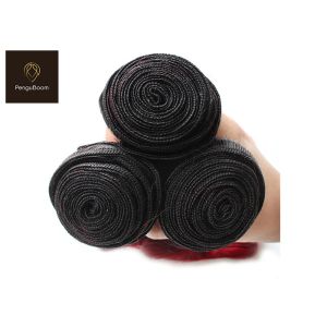 100g 1b Bug Body Red Ombre Hair Bundles Unprocessed Virgin Hair Bundles