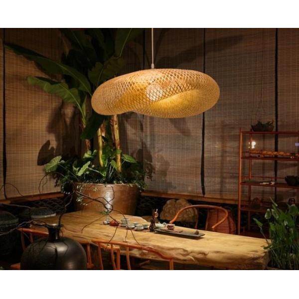 Quality Bamboo Rattan Shade Modern Pendant Light D60cm / D80cm / D100cm wholesale