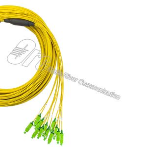 SC To LC G657A1 Pre Terminated Multi Fiber Cables With 1.8mm Fanout