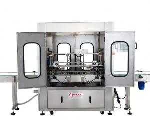 China Automatic 4 Head Hot Piston Filling Machine for Hair Gel/Wax Program Control Filling on sale