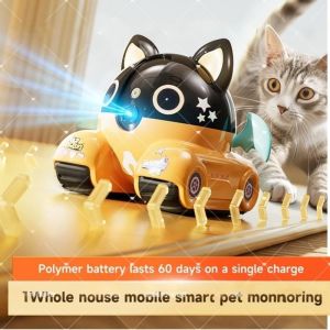360 Degree Rotation Movable Pet Camera Detachable HD Resolution Weatherproof
