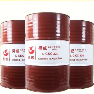 China 200L Dewei L-CKC 220 320 Industrial Closed Gear Oil Sinopec Lubricant on sale