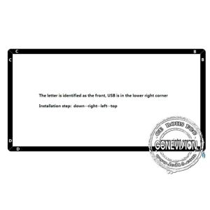 Lcd Video Wall IR / Iinfrared Touch Frame 3X4 55 Inch Plug And Play Aluminum