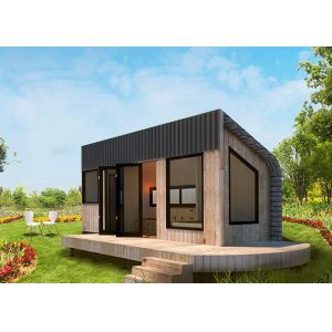 Prefabricated Tiny House On Wheels | Modular Light Steel Frame With Engineered