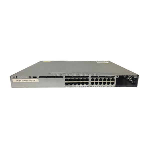 QoS Function 3850 Series 24 Ports LAN Ba Se Stack Able Switch WS-C3850-24T-S