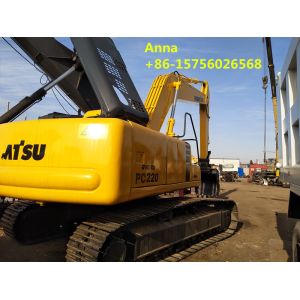22 Ton Second Hand Excavator 9750 Mm Max Digging Radius Euro 3 Emission Standard