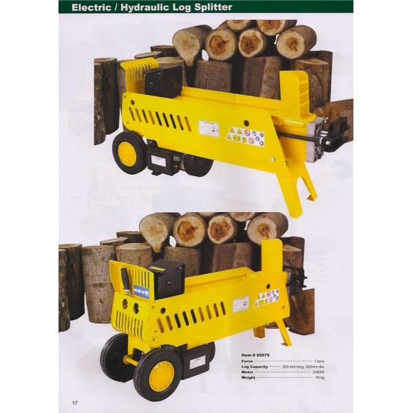 7T electric Log Splitter