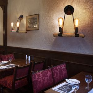 Aisle corridor balcony bar club cafe light Vintage retro loft rope wall lamp (WH