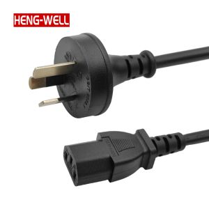 HENG-WELL 3 Prong AC Power Cord C13/C19 Plug 10A 250V for Computer/Printer Use