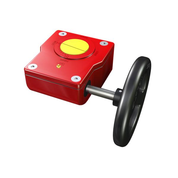 Lightweight Manual Valve Actuator Clutch Gear Operators Gearbox With Pneumatic