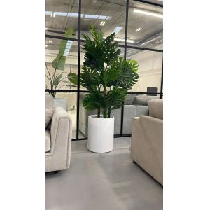 Fading Resistant Fiber Clay Planters For Balconies Easily Cleaned