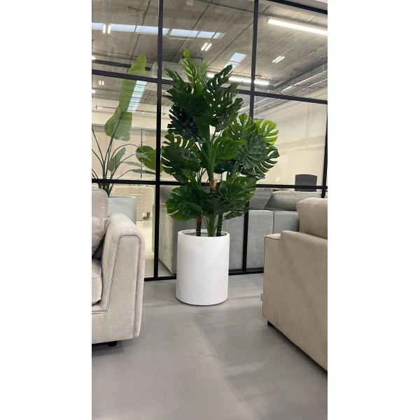 Quality Fading Resistant Fiber Clay Planters For Balconies Easily Cleaned wholesale