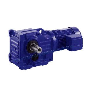 China K167 High Efficiency Gearbox Reducer With High Torque Helical Bevel Gear