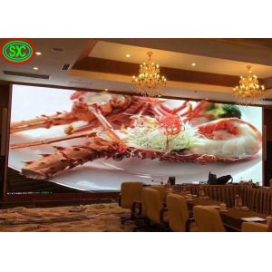 HD P3 Indoor Full Color Led Display Customized Flexible Over 1300 Cd Brightness