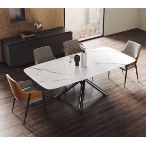 High Quality Italian Style Minimalist Nordic Dinner with 6 Chairs 8 Chairs