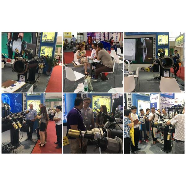 One Year Warranty Pneumatic Pipe Cutting Beveling Machine For Oil / Gas File