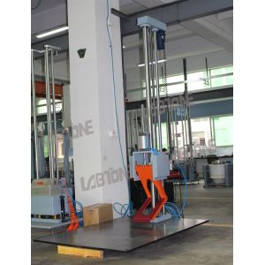 Packaging Drop Test Machine For Carton Impact Test Handle Control Free Fall Drop