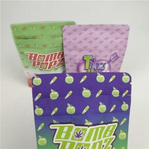 Child Resistant Frozen Cookies foil resealable pouches Edible Mylar