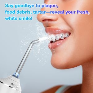 Multi Pik IPX7 Professional Portable Electric Dental Irrigator Oral 400ml Floss