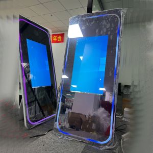 Selfie Wedding Touch Screen Mirror Photo Booth Adjustable Light Frame