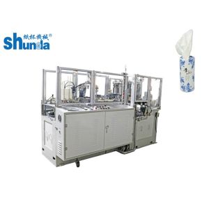 fully Automatic OEM / ODM Car Tissue Case Holder Paper Tube Forming Machine 12KW