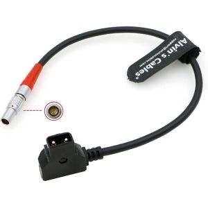 LBUS Motor Power Cable 4 Pin Male To D Tap For ARRI Cforce RF Motor FIZ MDR