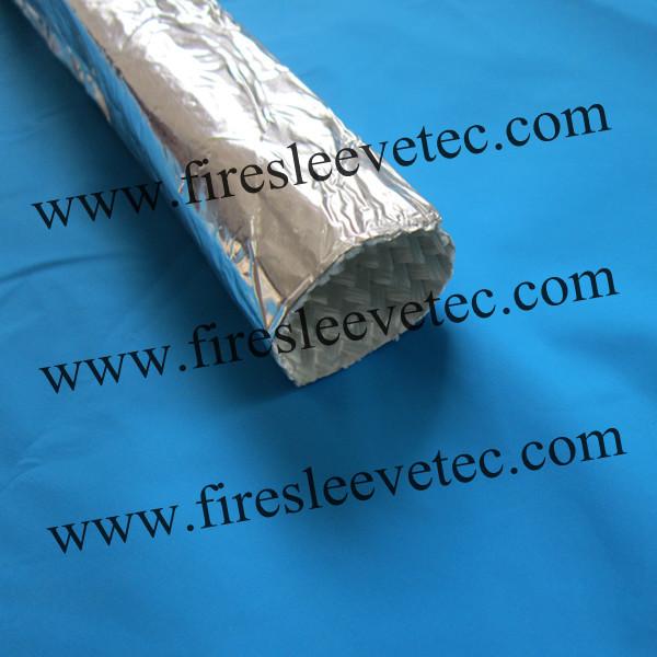 Quality heat reflective Aluminized Fiberglass Tube for heatshield protection wholesale