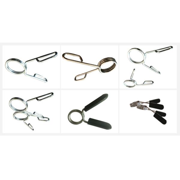 barbell spring lock collars, barbell spring collar clips, barbell spring collars