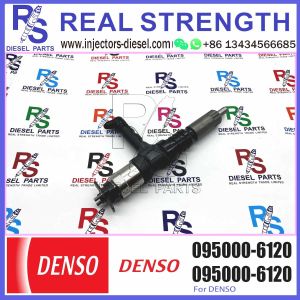 Diesel Common Rail Fuel Injector 095000-6120 For Komatsu PC600 Excavator 6261-11